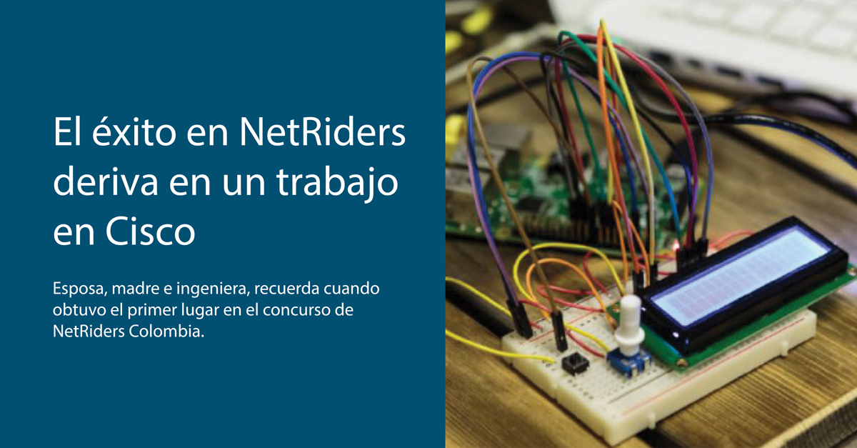 El éxito en NetRiders deriva en un trabajo en Cisco