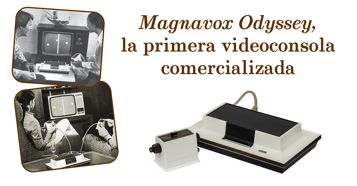 Magnavox Odyssey, la primera videoconsola comercializada de la historia.