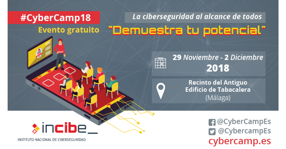CyberCamp, un evento de ciberseguridad para todos los públicos.